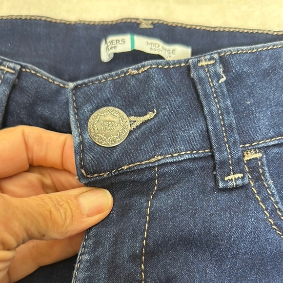 Riders by Lee Blue Boot Cut Jeans Classic Denim - Picture 4 of 11